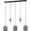 Image de Eglo 900346 GAZZOLA E27 Suspension à 5 branches 910x150mm moka sable