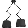 Image de EGLO Pistunio, 2 ampoule(s), E27, IP20, noir