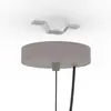 Image de Eglo 900159 CAMASCA E27 Lampe à suspendre Ø280mm Taupe réglable en hauteur