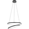 Image de Eglo LED Suspension Ruotale noir blanc 55 x 150 cm