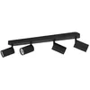 Image de EGLO Telimbela-Z, Projecteur éclairage de surface, GU10, 4 ampoule(s), LED, 220 - 240 V, noir