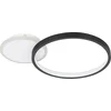 Image de Eglo 900421 GAFARES LED Plafonnier 15W 405x290mm noir blanc couleur de lumière réglable dimmable