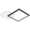 Image de Eglo 900422 GAFARES LED Plafonnier 15W 330x330mm noir blanc couleur de lumière réglable dimmable