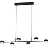 Image de Eglo 900352 CLAVELLINA LED 6x Suspension 6x7W 1200x400mm noir blanc blanc chaud dimmable