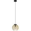 Image de Luminaire suspendu Venezuela, 40 W, E27, 11 cm, noir/doré