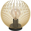 Image de Lampe de table Venezuela acier noir or E27