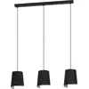 Image de Eglo 900426 BOLIVIA E27 triple suspension 880x180mm noir sable