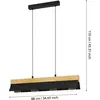 Image de Eglo 900444 TARRAFO E27 4-fois Suspension 880x150mm Noir Marron