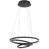 Image de Eglo LED Suspension Lobinero-Z noir Ø 58 x 110 cm blanc chaud/blanc froid dimmable