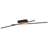 Image de Eglo 900488 PANAGRIA LED plafonnier double 2x13W 935x75mm noir marron blanc blanc chaud dimmable