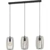 Image de Eglo 900503 BAJAZZARA E27 triple suspension 890x190mm Noir Gris