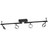 Image de Eglo 900516 CARDILLIO 2 LED 24x lampe spot 4x3,2W, 2x3,3W 985x85mm noir satiné blanc chaud