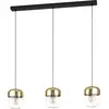 Image de Eglo 900551 MARYVILLA E27 triple lampe à suspendre 870x170mm noir or