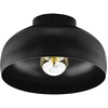 Image de MOGANO 2 applique/plafonnier lampe éclairage - H17,5 x Ø28 cm - noir - 1X40W excl - IP20