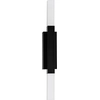 Image de Eglo 900617 ALCUDIA LED Applique murale/plafonnier d'extérieur 2x5,5W Noir satiné Blanc chaud IP44