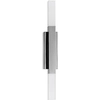 Image de Eglo 900618 ALCUDIA LED Applique murale/plafonnier d'extérieur 2x5,5W Chrome satiné Blanc chaud IP44