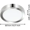 Image de EGLO FUEVA 5, 1 ampoule, LED, Ampoules non remplaçables, 3000 K, 2000 lm, IP44