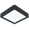 Image de Eglo 900643 FUEVA 5 LED Luminaire apparent 11W 160x160mm noir blanc blanc chaud IP44