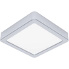 Image de Eglo 900649 FUEVA 5 LED Luminaire apparent 11W 160x160mm Chrome Blanc Blanc chaud IP44