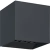 Image de Eglo 900445 CALPINO 2 LED Applique murale/plafonnier d'extérieur 2x3,3W anthracite blanc chaud IP54