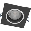 Image de CAROSSO-Z Lampe encastrée Lampe de plafond Plafonnier - L9,3 x L9,3 x ET70 cm - noir - 4,7W incl - IP20