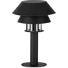 Image de Eglo 900802 CHIAPPERA E27 Lampadaire extérieur Socle Ø220mm Noir Blanc IP65