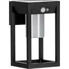Image de MARTANO applique/plafonnier lampe éclairage - L18 x l15 x H27 cm - noir - 3,7W incl - IP44