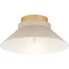 Image de MOHARRAS applique/plafonnier lampe éclairage - H16 x Ø40 cm - marron - 1X40W excl - IP20