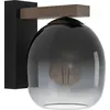 Image de Applique Eglo 900826 FILAGO E27 40 W noir/brun/verre cuivré