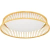 Image de LUPPINERIA applique/plafonnier lampe éclairage - H9,5 x Ø45 cm - brun, blanc - 20W incl. - IP20