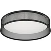 Image de LUPPINERIA Applique/plafonnier Lampe éclairage - H9,5 x Ø38,5 cm - noir - 20W incl. - IP20