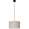Image de Suspension EGLO ''Feniglia'', E27, acier, textile/lin, naturel