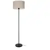 Image de Lampadaire EGLO ''Feniglia'', E27, acier, textile/lin, naturel