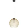 Image de Eglo Lampe à suspendre Venezuela noir or 40 x 110 cm E27