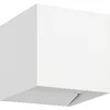 Image de EGLO LED lampe d'extérieur Calpino 3, lampe murale d'extérieur avec éclairage up et down, éclairage mural d'extérieur en métal blanc, lampe d'extérieur blanc chaud, IP54
