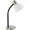 Image de MACERE lampe de table éclairage de table - L22 x l12 x H34 cm - nickel mat - 1X25W excl - IP20