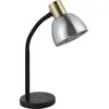 Image de MACERE Lampe de table éclairage de table - L22 x l12 x H34 cm - noir, laiton brossé - IP20