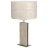 Image de EGLO Lampe de table LB24 BELESAR E27 max 40W pierre et lin