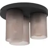 Image de Plafonnier EGLO ''Colomera'', E27, 3-flamme, acier/verre, gris mat