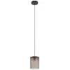 Image de Suspension EGLO ''Colomera'', E27, 1 flamme, acier/verre, gris mat