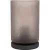 Image de Eglo Tischleuchte Colomera Schwarz/Grau Glas Ø12cm max. 40W E27 mit Schalter