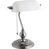 Image de BANKER lampe de table éclairage de table - L27,5 x H39 cm - nickel-nero - 1X60W excl - IP20