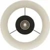 Image de Plafonnier Eglo 901259 FEBRES E27 60 W noir/blanc