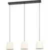 Image de Lustre Eglo 901263 FEBRES 3x E27 60 W noir/blanc