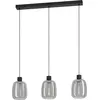 Image de Eglo Connect 3 suspensions Molochio-Z noir 88 x 12,5 cm