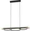 Image de EGLO BOYAL, Noir, Marron, Acier, Bois, Universel, IP20, II, LED