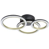 Image de Éclairage De Plafond Intelligent Calliera 49cm - Noir Avec Or - Rond - 901792