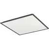 Image de Plafonnier LED Eglo Moradillo-Z noir 60 x 60 cm RGB dimmable