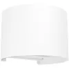 Image de Luminaire extérieur LED EGLO Calpino 3, applique murale extérieure avec éclairage vers le haut et vers le bas, éclairage mural extérieur en aluminium blanc, lampe extérieure blanc chaud, IP54