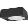 Image de EGLO DARFANO, carré, 1 ampoule, 4000 K, IP54, noir